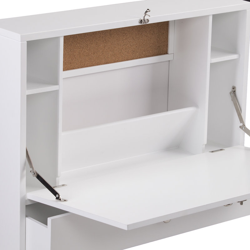 Camus Floating Desk, White
