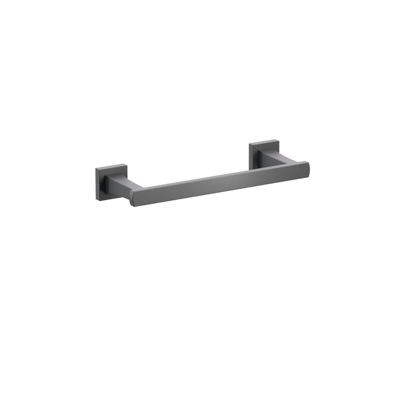 Towel Bar, 1.625" H x 10.375" L x 3.125" D, Flat Black