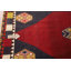 Tapis géométrique Kilim rouge 4 x 7