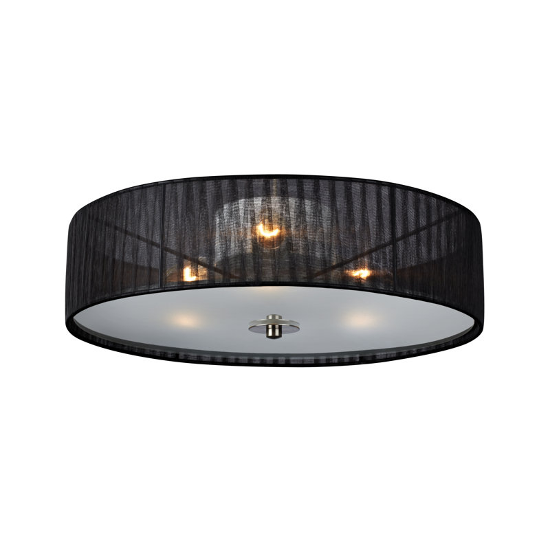 Benham Flush Mount, Black