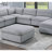 Melody Grey Sectional Without Pullout