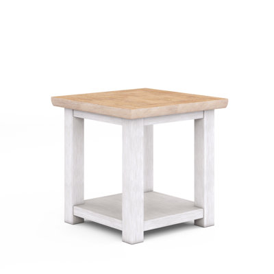 Mercury Solid Wood End Table