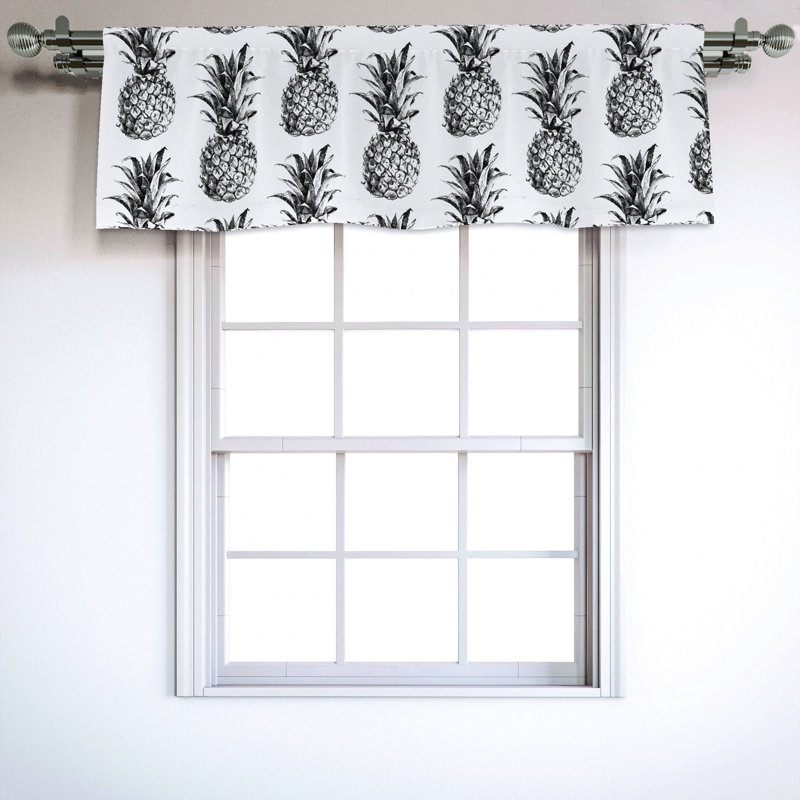 Sateen Ruffled Window Valance