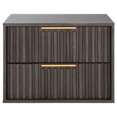 Lylia 2 Drawer Floating Nightstand
