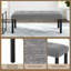 Banc de salle à manger rembourré Modern-120854902
