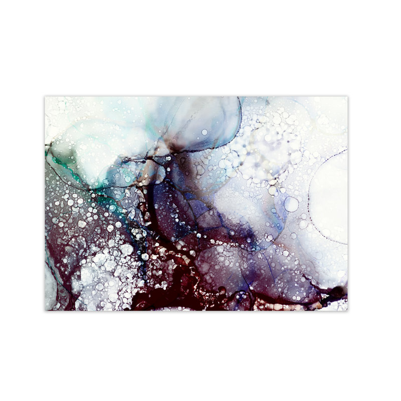 Textured Watercolour Original - Single Picture Frame Painting, 42cm H x 59cm W x 1cm D, No Frame