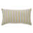 Buzzy Bees Striped Cotton Reversible Throw Pillow