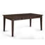 Table de salle à manger 7 pièces multifonctionnelle avec finition bois riche et 2 tiroirs latéraux intégrés-1381054847