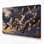 Birds Canada Goose Purple Canvas Wall Art