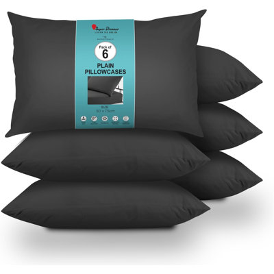 Premium Pack of 6 Microfiber Pillowcases | Soft, Durable & Breathable Bedding for a Restful Night’s Sleep