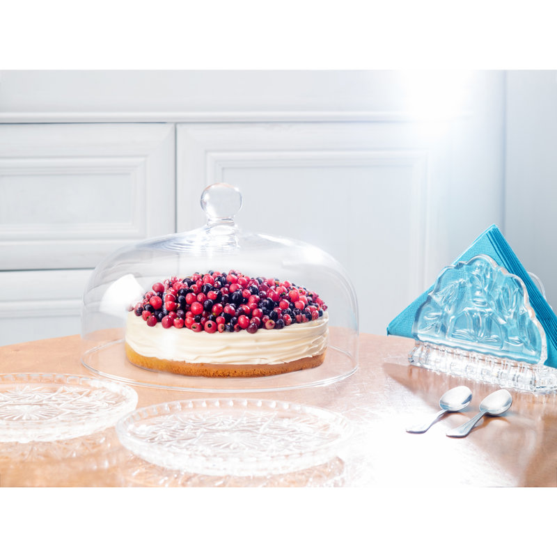 Glass Cake Stand, Clear