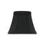 Abat-jour en cloche H 4 po (attache) noir