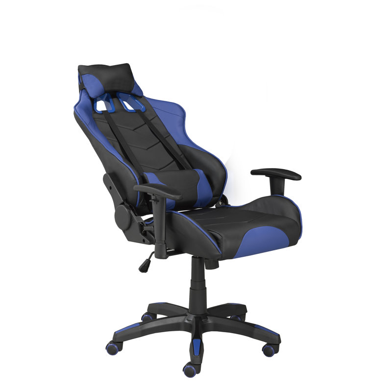 Fauteuil de jeu tilt & reincline racing, Noir / Bleu