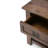 Wyandotte Monroe 22"W Solid Acacia Wood Rustic End Table with Drawer and Shelf-1741552874-1647067989