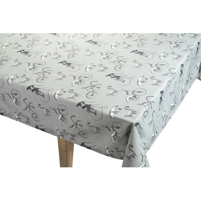 Bycicle Antistain Tableclothes 160x145x0,3 Cm