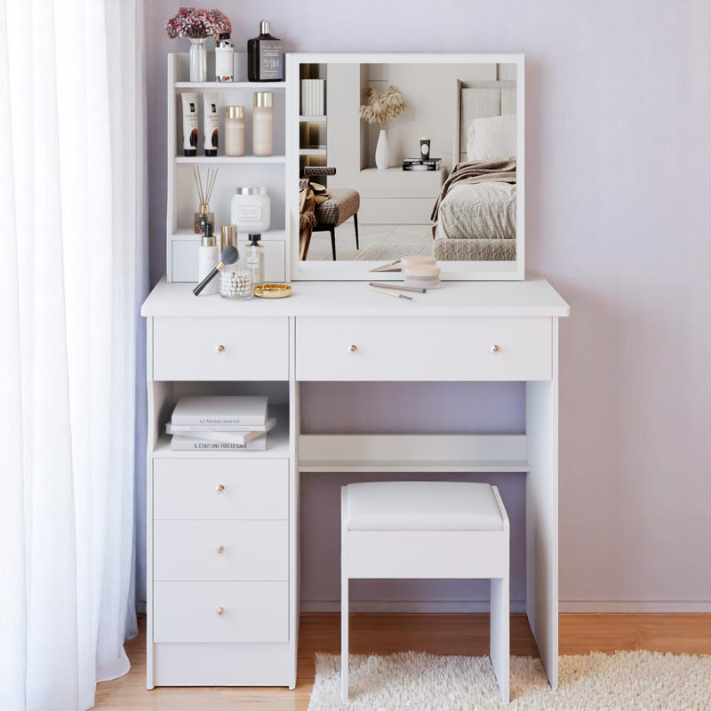 Makeup Vanity, White