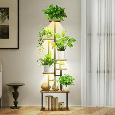 Plant Stand With Grow Light