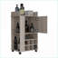 Chariot-bar Fargo avec 6 porte-bouteilles, armoire et amp; Roulettes | Moderne | Bois d'ingénierie-1826095199
