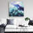 Pixelized landscape - 32"x32" art on canvas