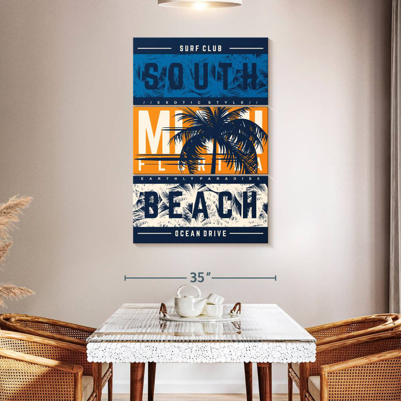Tergel South Miami Beach Surf Club, H 32 po x l 20 po