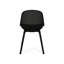 Chaise d'extérieur en polypropylène noir - Chaise Posey avec structure Posey