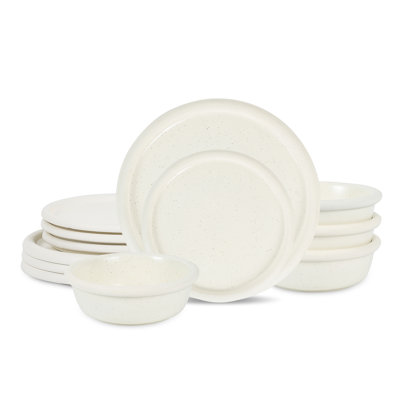Stone Lain Capri 12-Piece Dinnerware Set Stoneware