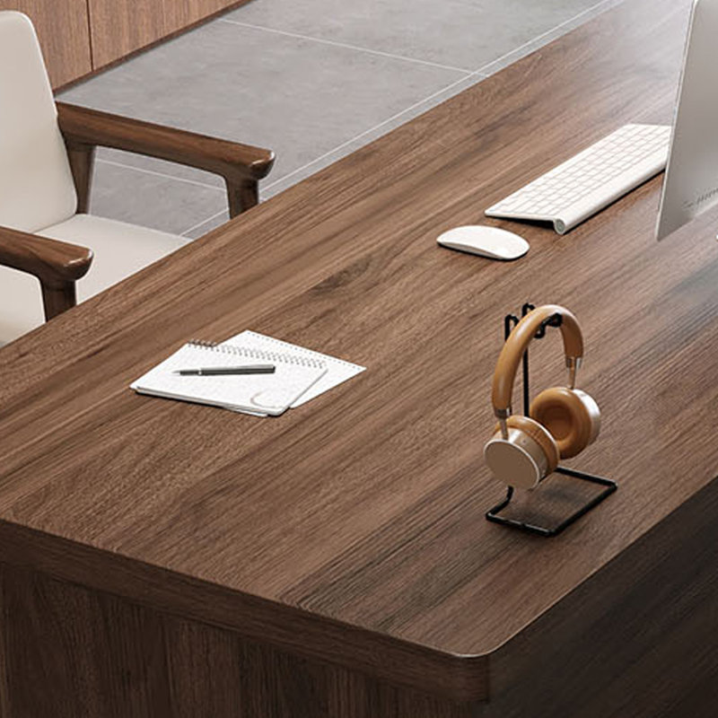 Simple style office desk, 29.53" H x 55.12" W x 27.56" D