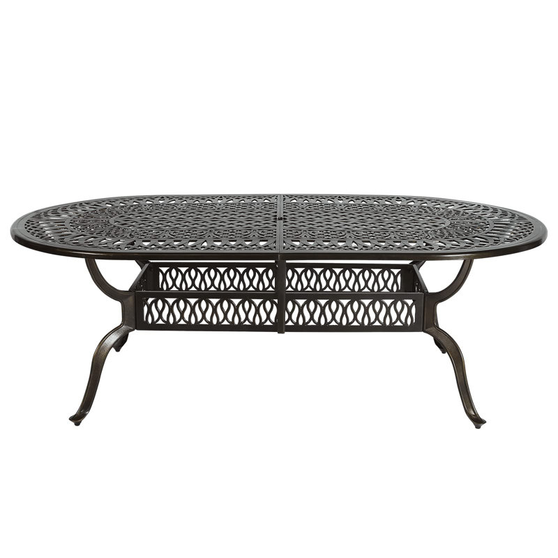 Grande table de salle à manger Dovecove, Bronze