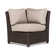 Siesta Key 93'' Aluminum Outdoor Patio Sectional with Sunbrella® Cushions