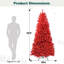 Arbre de Noël artificiel pin rouge-130365431