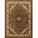 Denzel  Medallion Kashan Green Traditional Rug