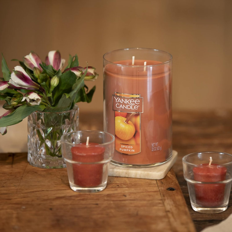 Spiced Pumpkin Scented Jar Candle