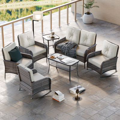 6 - Person Outdoor Seating Group with Cushions
