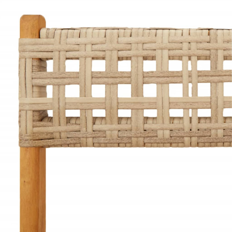 Alvernia Patio Dining Accent Chair, Beige