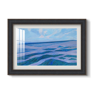 Dune Landscape, 1911-Piet Mondrian-Custom Framed Print