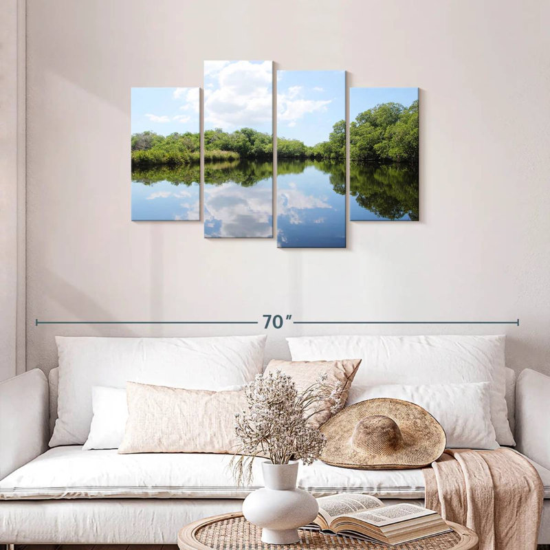 Alvord Lake Trees Reflection, 27'' H x 43'' W