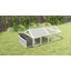 Wooden Chicken Run with Nesting Box Openable Roof for 4-8 Chickens