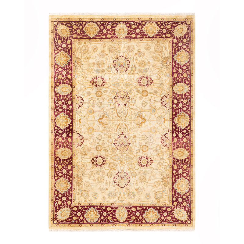 Classic One-of-a-Kind 6' 2" X 8' 10" Hand Knotted Area Rug