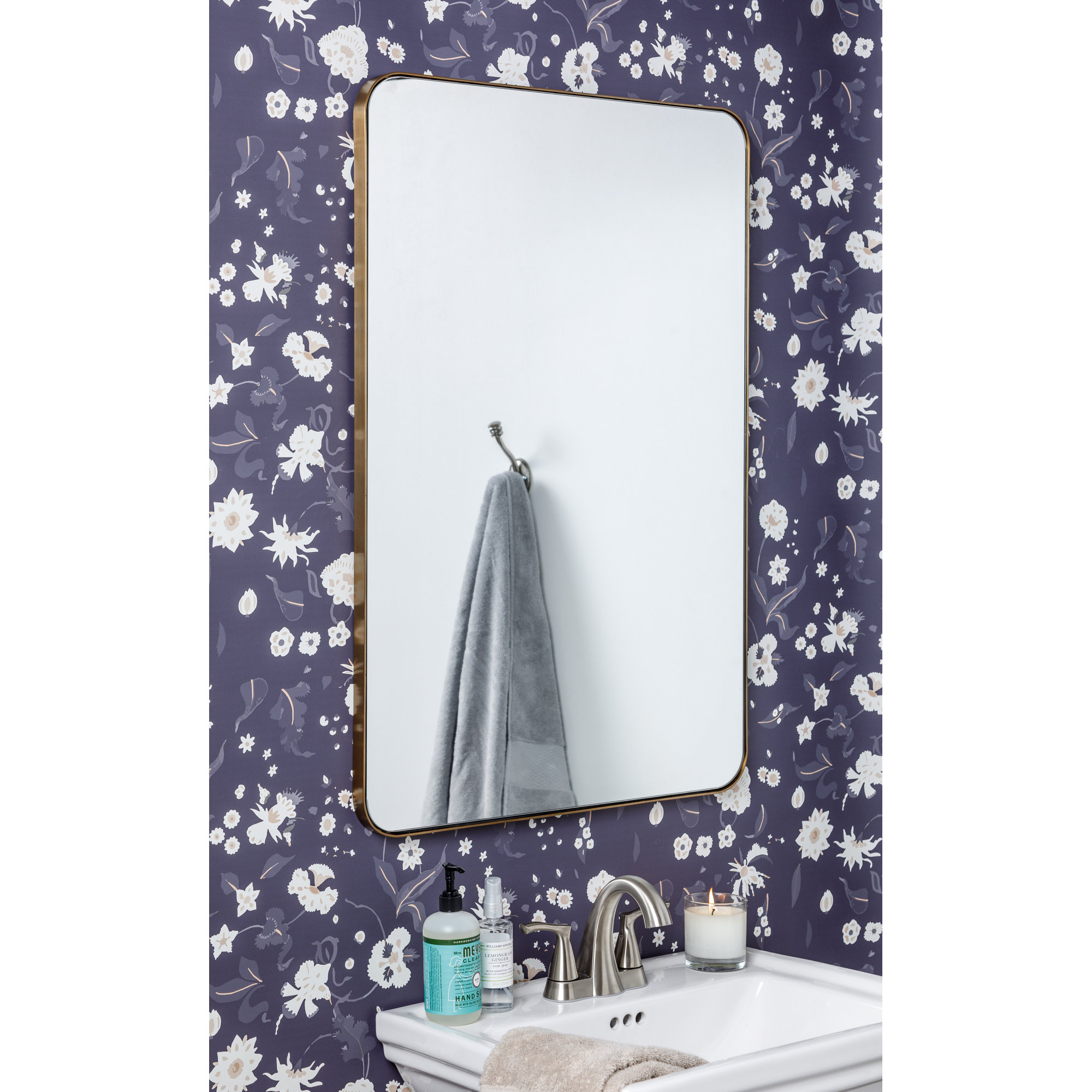 Eaton Modern & Contemporary Accent Mirror, Gold
