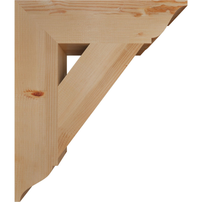 Support traditionnel, H 28 po x l 5,5 po x P 24 po, Douglas (lisse)