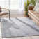Maryclare Geometric Area Rug in Grey