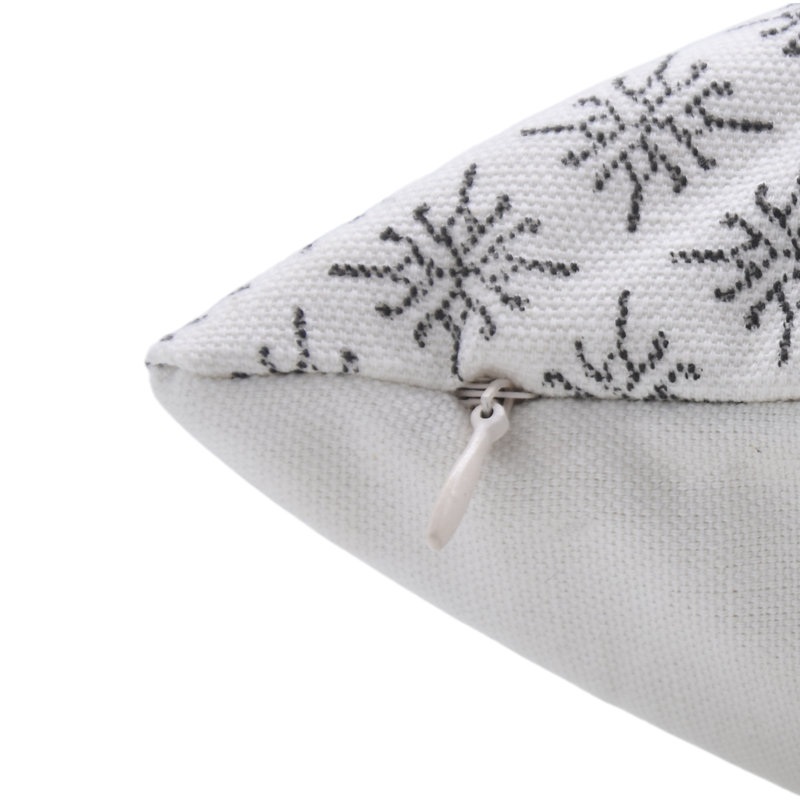 Housse de coussin en coton fabriquée à la main à motif de blocs Boho, H 20 po x l 14 po