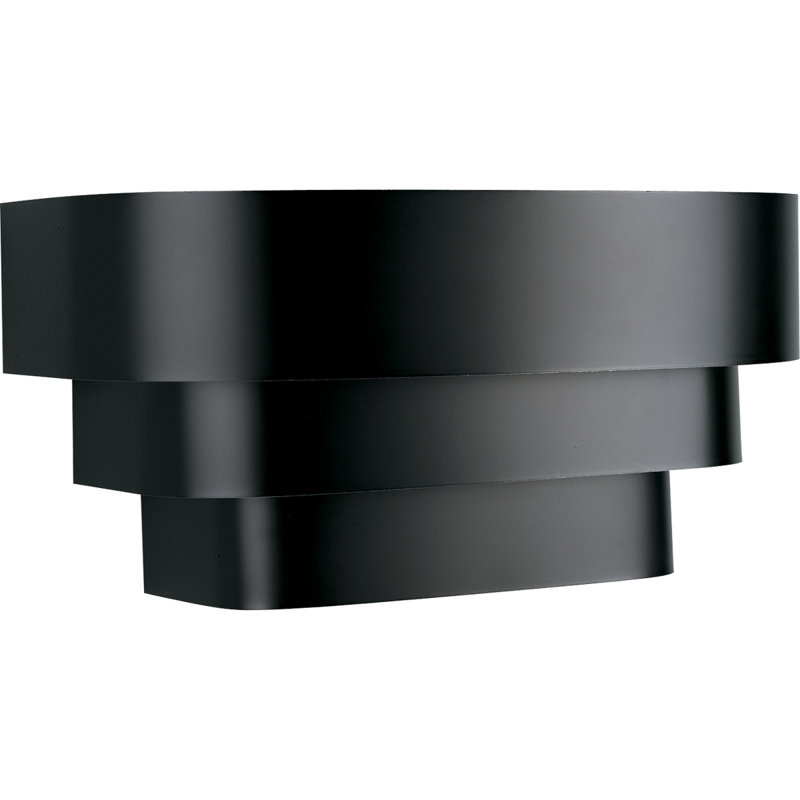 Catt Flush Mounted Sconce, Black