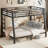 Metal Full Xl Over Queen Bunk Bed For Teens & Adults, Space-saving Frame, Noise-free Design, No Box Spring Needed, Black-1623114892