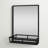 Shiloh Metal Flat Mirror with Shelves-2116509437