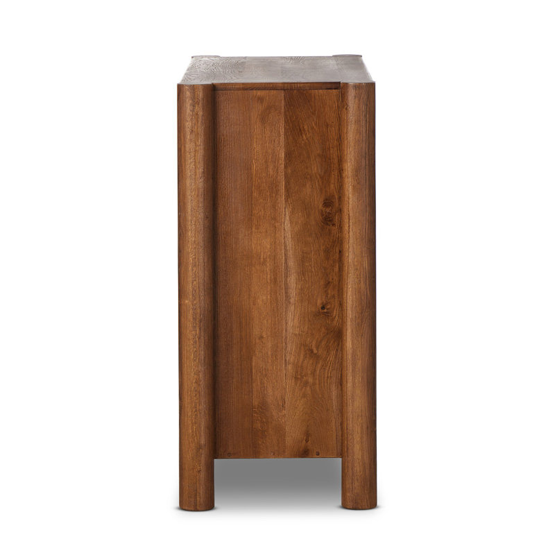 Ezri Bar Cabinet-Cocoa Oak, Brown