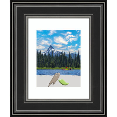 Earlvine Black Picture Frame with Mat