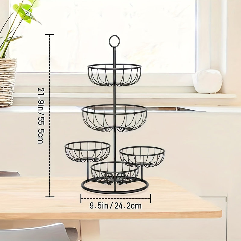 ClassicLiving Metal Fruit Basket