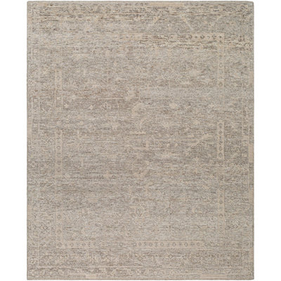 Kimberly Hand Knotted Wool Oriental Area Rug in Beige