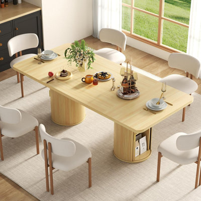79" Dining Table For 8-10 People